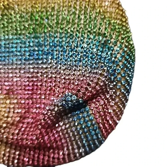 "Women's Rhinestone Mini Bucket Bag: Glamorous and Chic Fashion Accessory" - Picture 2 of 9